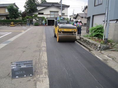 岩野舗装工事舗装状況